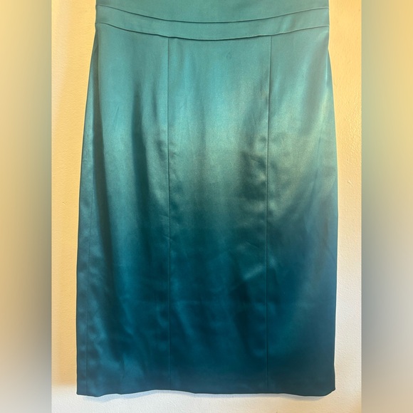 Signature by Sangria Blue Ruched Tiered Sheath Dress - Picture 6 of 11